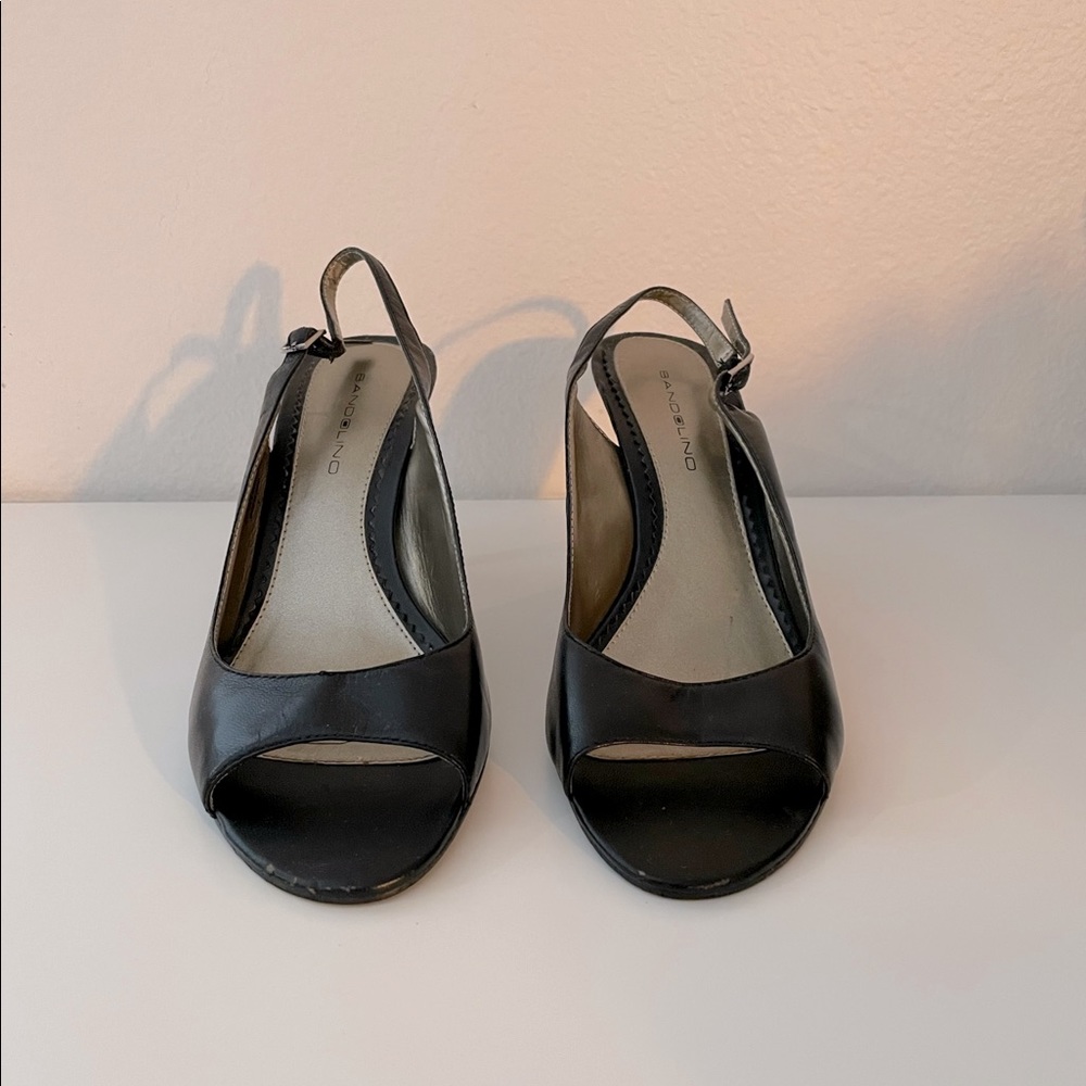 Bandolino Bdaveline Black Leather, 7.5